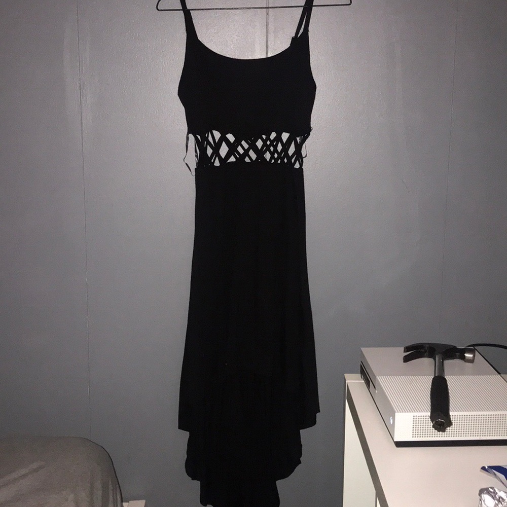 Cutout Hi/Low Dress